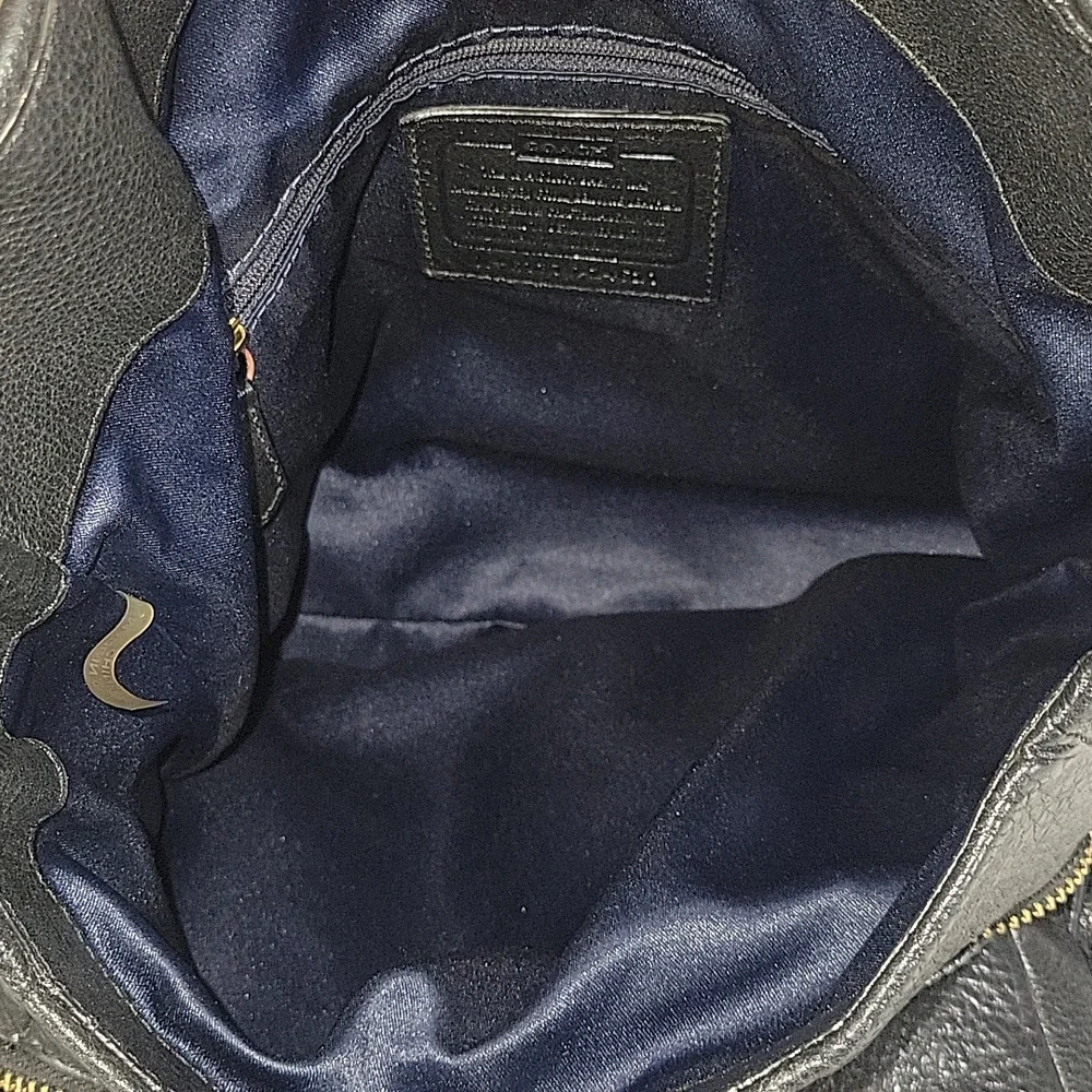 Coach Madison Black Leather Shoulder Bag 24621